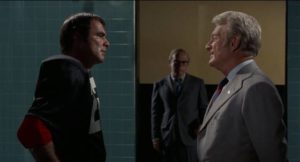 Warden Hazen (Eddie Albert) tells Paul "Wrecking" Crewe (Burt Reynolds) he has to throw the game in Robert Aldrich's The Longest Yard (1974)
