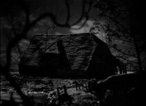 The infamous site of murder in Milton Rosmer's Maria Marten, or the Murder in the Red Barn (1935)
