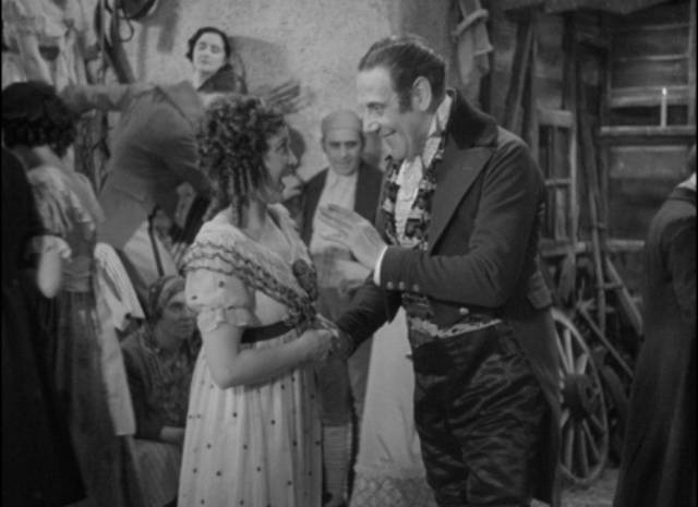 Squire Corder (Tod Slaughter) shows interest in the village girls in Milton Rosmer's Maria Marten, or the Murder in the Red Barn (1935)