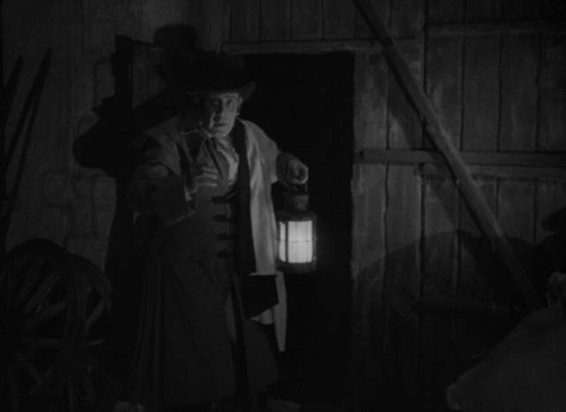 Squire Corder (Tod Slaughter) solves his problem with brutal practicality in Milton Rosmer’s Maria Marten, or the Murder in the Red Barn (1935)