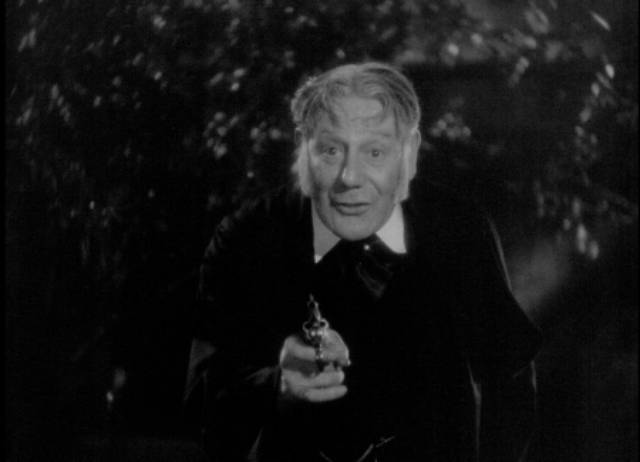 James Dalton, the Tiger (Tod Slaughter) becomes desperate at the end of George King's The Ticket of Leave Man (1937)