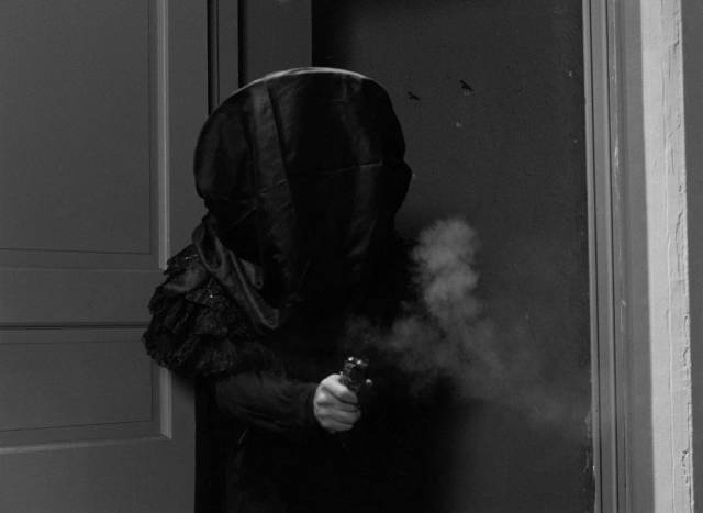 An unknown assassin kills off members of the Mod in Larry Crane’s Beware the Black Widow (1968)