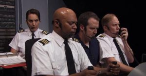 The crew of United Airlines Flight 232 lose control when an engine disintegrates in midair over Iowa in Charlie Victor Romeo (2013)