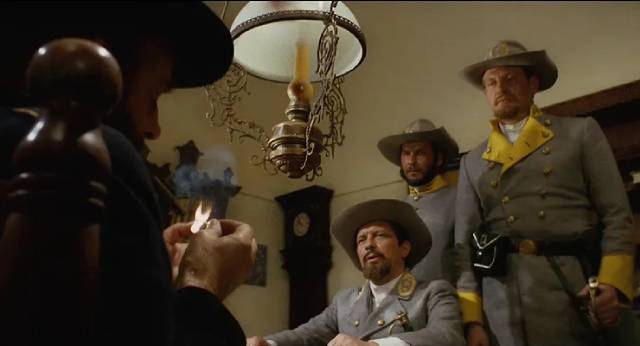 A Confederate delegation negotiates surrender in Paolo Bianchini’s I Want Him Dead (1968)