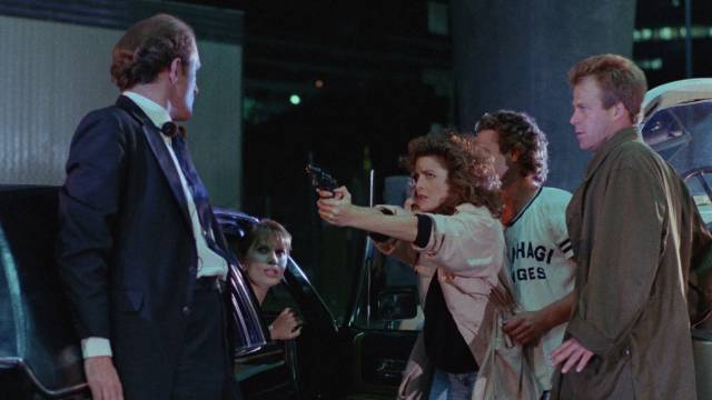 Molly (Mitzi Kapture) takes on white slavers who kidnap her sister in Tom DeSimone's Angel III: The Final Chapter (1988)