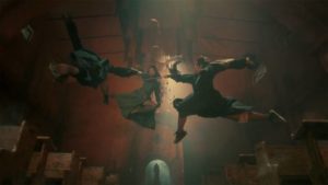Wire-work transforms combat into aerial ballet on Johnnie To & Ching Siu-Tung's Executioners (1993)