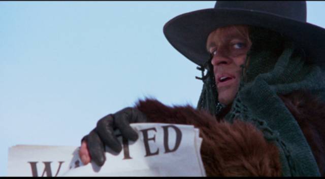 Tigrero (Klaus Kinski) displays his justification for murder in Sergio Corbucci's The Great Silence (1968)