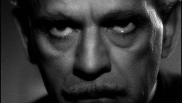 Dr. Ernest Sovac (Boris Karloff) makes unethical decisions to further his research in Arthur Lubin's Black Friday (1940)