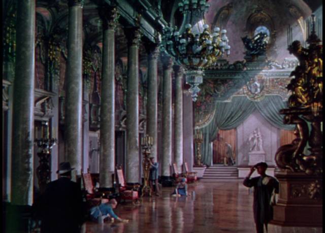 The theatre set from the 1925 Phantom of the Opera repurposed for George Waggner's The Climax (1944)
