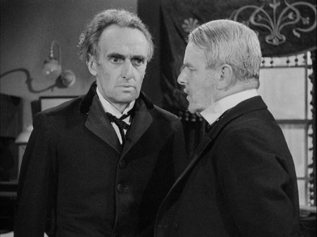John Laurie as the enigmatic Bartleby in John Guillermin's episode of Strange Stories (1953)