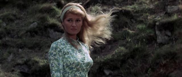 Vicar's daughter Janet Ainsley (Stephanie Beacham) is drawn into the Fairy Queen's decadent circle in Roddy McDowall's The Ballad of Tam Lin (1970)