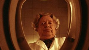 Swedish attending physician Stig Helmer (Ernst-Hugo Järegård) is disgusted by Danish bureaucracy in Lars von Trier's The Kingdom II (1997)