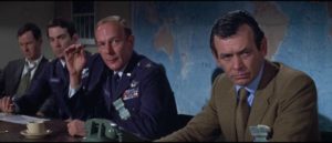 Astronaut Ted Dougherty (David Janssen) proposes a quixotic rescue mission in John Sturges' Marooned (1969)