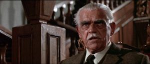 Nahum Witley (Boris Karloff) doesn't welcome visitors in Daniel Haller's Die, Monster, Die! (1965)