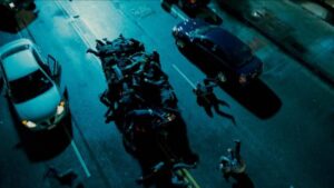 The pod-people swarm like fast zombies in Oliver Hirschbiegel’s The Invasion (2007)