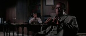 Agent Don Masters (Godfrey Cambridge) confesses to murder during therapy in Theodore J. Flicker’s The President’s Analyst (1967)