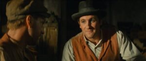 Jean (Gérard Depardieu) is too good-natured to distrust Ugolin (Daniel Auteuil) in Claude Berri's Jean de Florette (1986)