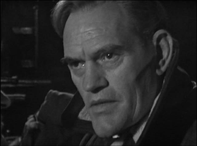 The Prime Minister (Harry Andrews) faces difficult decisions in Nigel Kneale's The Crunch (Michael Elliott, 1964)