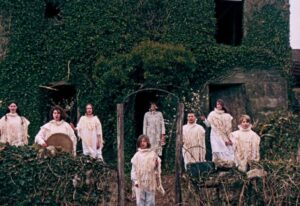 The island's memory is manifest in visions of spectral rituals in Mark Jenkin's Enys Men (2022)