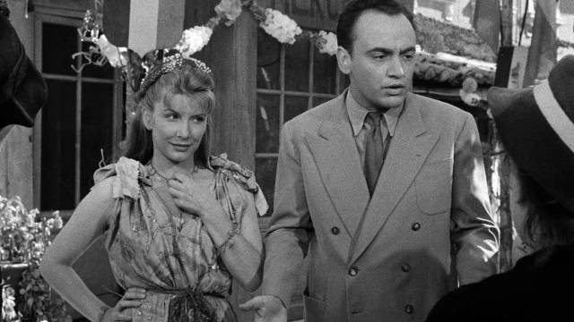The school teacher (Raymond Pellegrin) becomes Manon (Jacqueline Pagnol)'s advocate in Marcel Pagnol's Manon des Sources (1952)