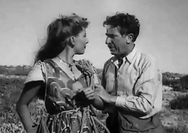 Ugolin (Rellys)'s guilt turns into romantic obsession in Marcel Pagnol's Manon des Sources (1952)