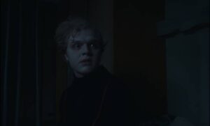 JP (Joe Adler) succumbs to a hereditary sickness in Patrick Picard's The Bloodhound (2020)