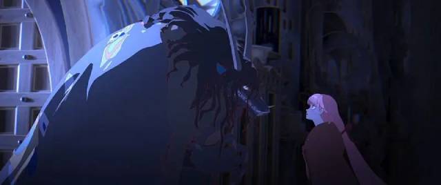 Suzu's avatar Belle meets the Beast in the virtual world of Mamoru Hosoda's Belle (2021)