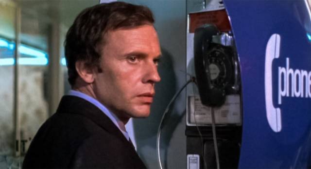 A French hitman (Jean-Louis Trintignant) finds himself hunted in Los Angeles in Jacques Deray's The Outside Man (1972)