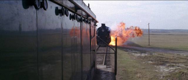 American students in Serbia find themselves trapped on a demon-possessed train in Jeff Kwitny's Beyond the Door III (1989)